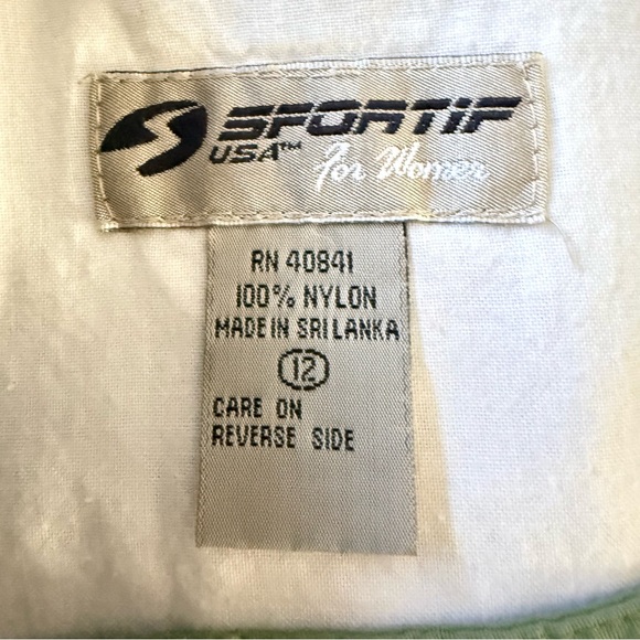 Sportif USA Olive Green Women's Hiking Skort Active size 12 - Picture 9 of 12